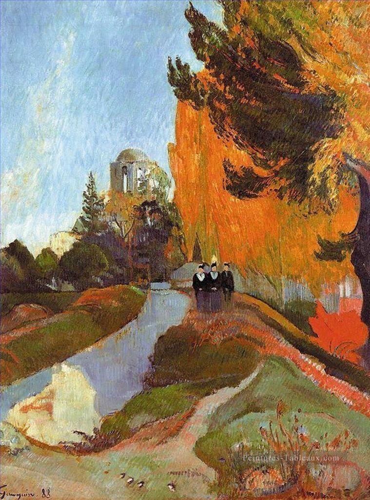 Les Alyscamps postimpressionnisme Primitivisme Paul Gauguin Peintures à l'huile